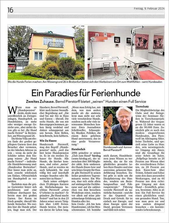 Kurier Journal Niederösterreich vom 9.2.2024